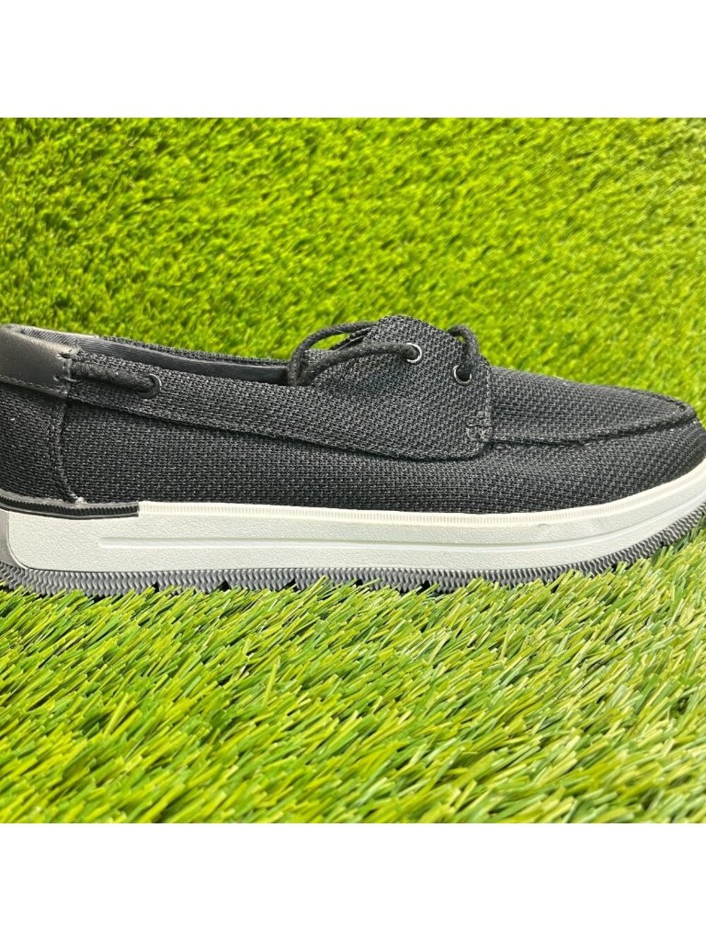 Sperry Augusta Womens Size 10D Black White Casual Outdoor Walking‎ Boat Shoes